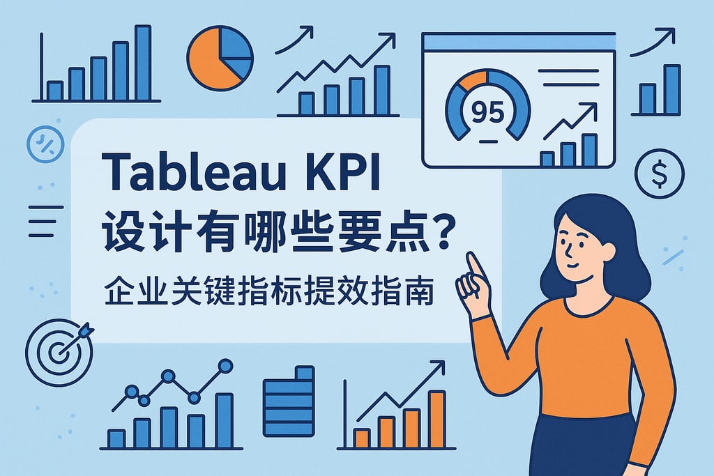 Tableau KPI设计有哪些要点？企业关键指标提效指南